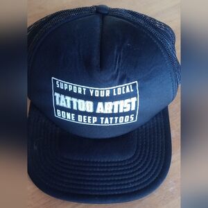 OTTO Black Mesh Trucker Hat